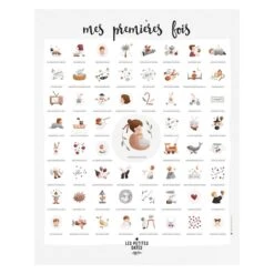 Affiche à Tamponner Atelier Oranger 5 Affiche à Tamponner Atelier Oranger -Magasin Général Pour Enfants affiche mes premieres fois atelier oranger les petites dates OB