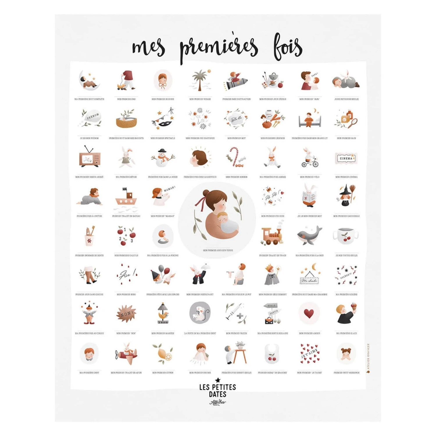 Affiche à Tamponner Atelier Oranger 4 Affiche à Tamponner Atelier Oranger – Image 2