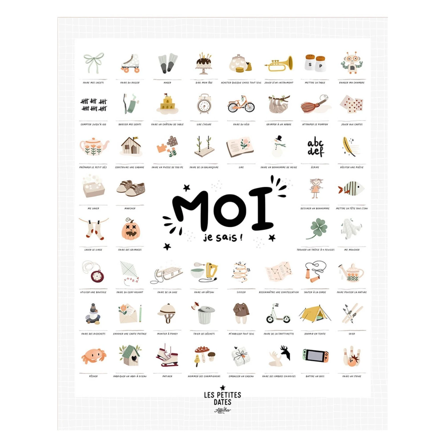 Affiche à Tamponner Moi Je Sais 4 Affiche à Tamponner Moi Je Sais – Image 2