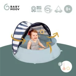 BabyMoov Tente De Jeux Anti-UV 3-en-1 Aquani Marinière 11 BabyMoov Tente De Jeux Anti-UV 3-en-1 Aquani Marinière -Magasin Général Pour Enfants aquani mariniere babymoov OC