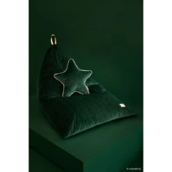 Coussin étoile Aristote Velvet Jungle Green 11 Coussin étoile Aristote Velvet Jungle Green -Magasin Général Pour Enfants aristote star velvet cushion 40x40 jungle green nobodinoz OD