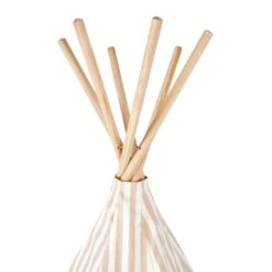 Tipi Enfant Arizona Taupe Stripes Natural -Magasin Général Pour Enfants arizona tipi 158x128 nobodinoz 303562 OC
