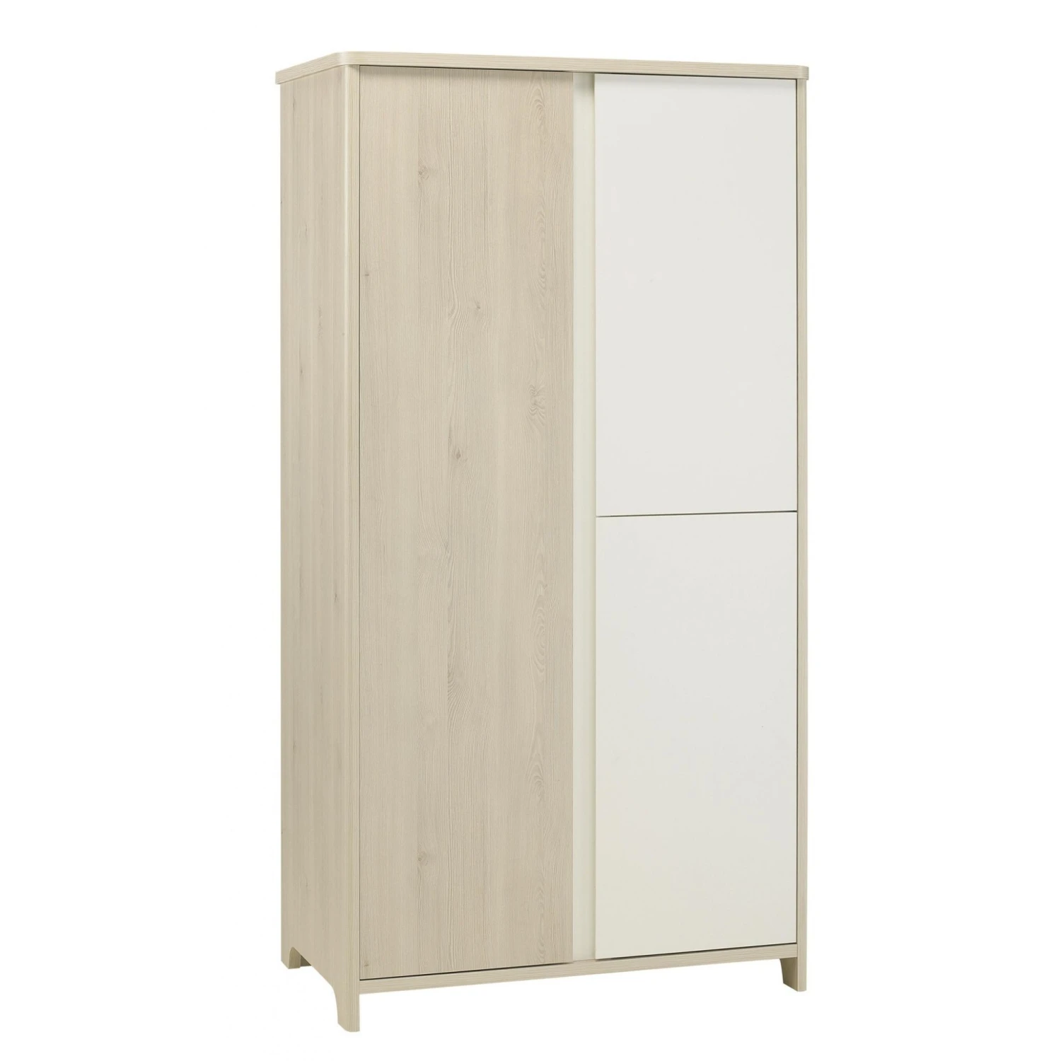 Armoire 3 Portes Sacha Pin Blanchi 4 Armoire 3 Portes Sacha Pin Blanchi – Image 2