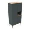 Armoire Boreale Gris Volcan 1 Armoire Boreale Gris Volcan -Magasin Général Pour Enfants armoire gris volcan boreale sauthon original OA