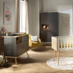 Armoire Boreale Gris Volcan 9 Armoire Boreale Gris Volcan -Magasin Général Pour Enfants armoire gris volcan boreale sauthon original OC