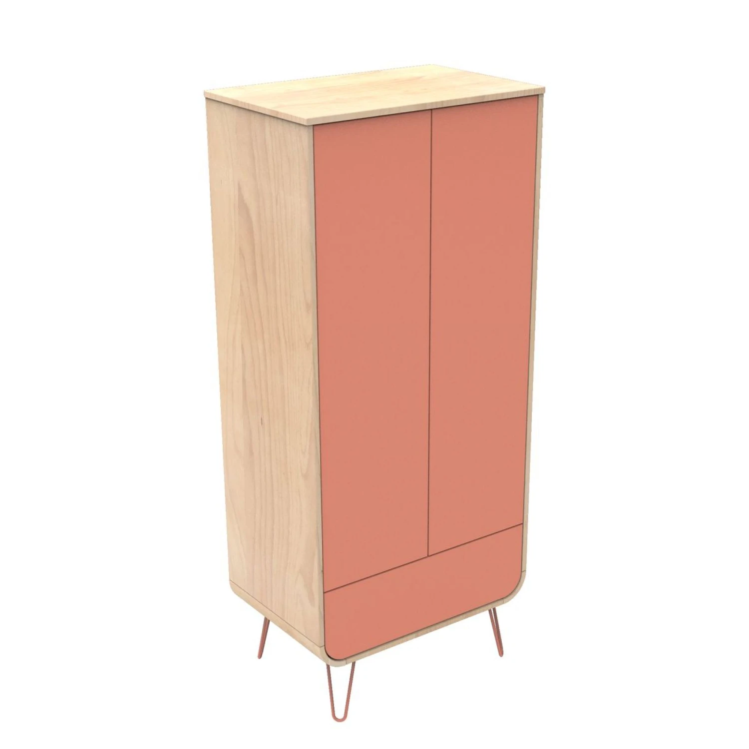 Armoire Pied Fil Bambin Corail 3 Armoire Pied Fil Bambin Corail