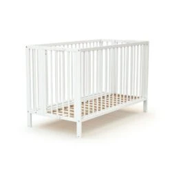 Lit Bébé Pliant Confort 60x120 Cm Blanc -Magasin Général Pour Enfants at4 lit bebe pliant a roulettes 60x120 confort blanc at4 OD