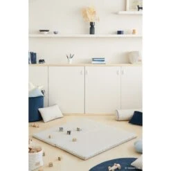 Matelas De Sol Bebop Blue Thin Stripes Natural 12 Matelas De Sol Bebop Blue Thin Stripes Natural -Magasin Général Pour Enfants bebop foldable mattress 100x100 nobodinoz 303576 OB