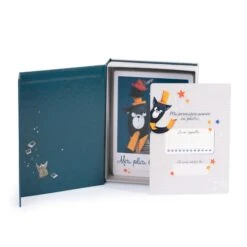 Moulin Roty Cartes Photos Souvenirs Mes 12 Premiers Mois Les Moustaches -Magasin Général Pour Enfants cartes mes 12 premiers mois les moustaches 30 cartes moulin roty OB