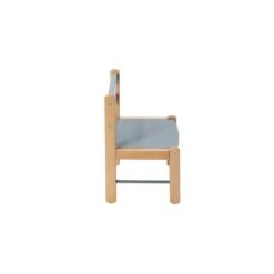 Petite Chaise Basse Enfant Louise Hybride Bleu Gris -Magasin Général Pour Enfants chaise basse louise hybride bleu gris combelle 367689 OD