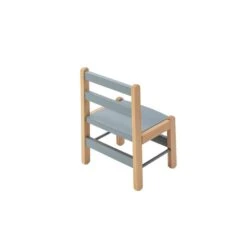 Petite Chaise Basse Enfant Louise Hybride Bleu Gris -Magasin Général Pour Enfants chaise basse louise hybride bleu gris combelle 367689 OE
