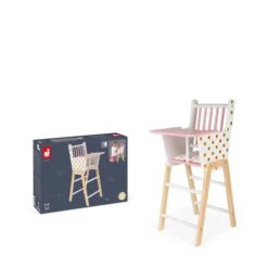 Janod Chaise Haute Poupée Candy Chic 9 Janod Chaise Haute Poupée Candy Chic -Magasin Général Pour Enfants chaise haute candy chic janod OD