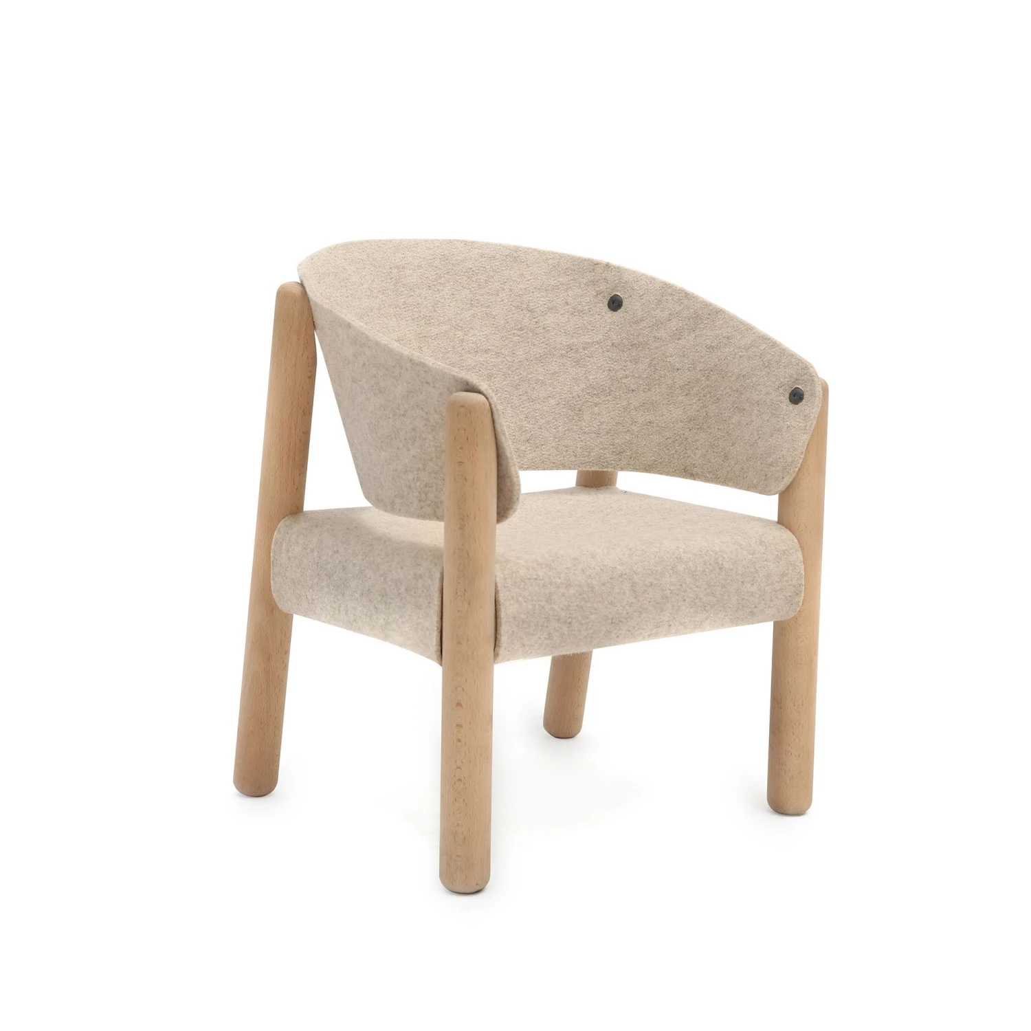 Chaise Enfant SABA Beige En Hêtre Brut 3 Chaise Enfant SABA Beige En Hêtre Brut
