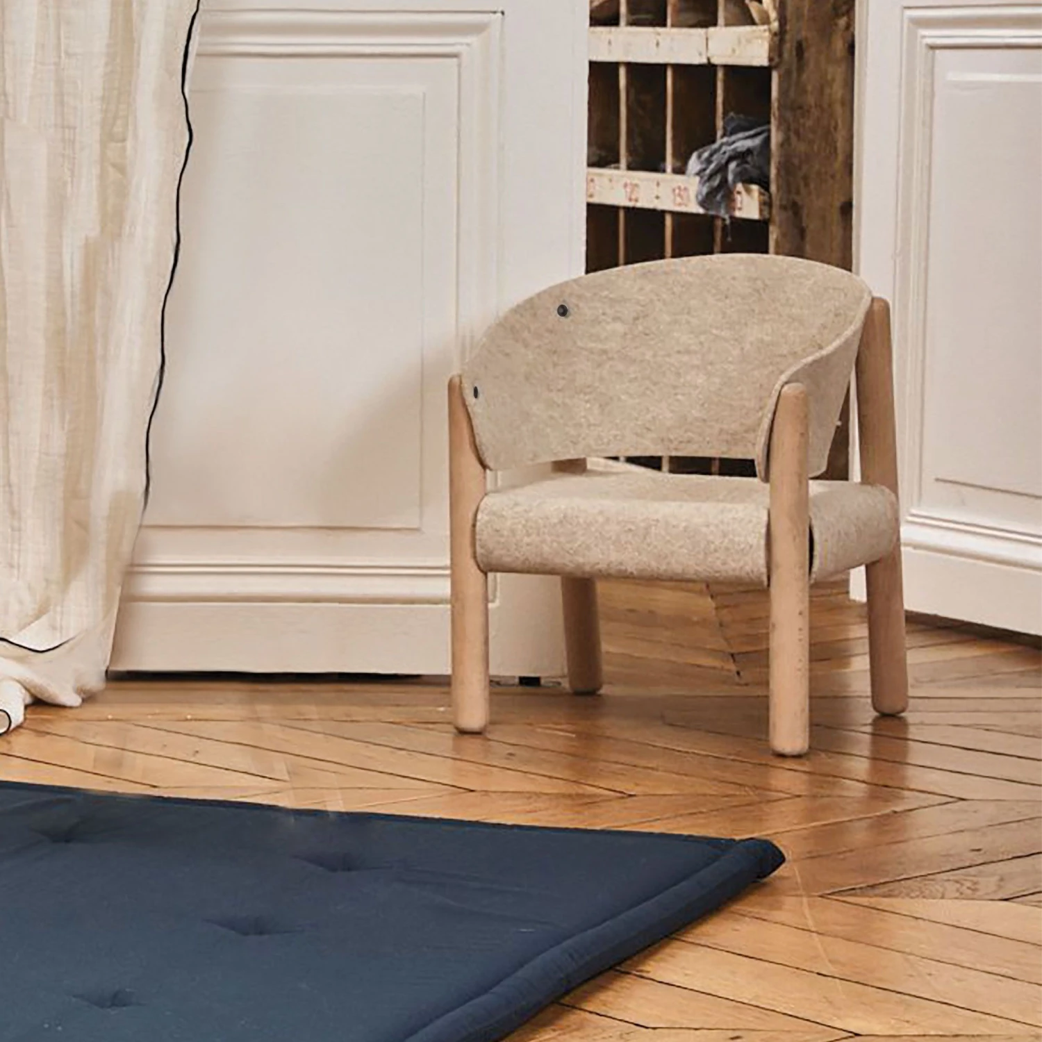 Chaise Enfant SABA Beige En Hêtre Brut 7 Chaise Enfant SABA Beige En Hêtre Brut – Image 5