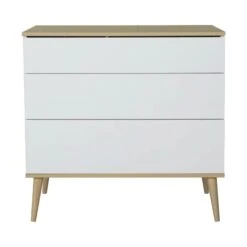 Chambre Duo Lit Bébé 70x140 Cm + Commode Avec Plan à Langer Flow White & Oak 8 Chambre Duo Lit Bébé 70x140 Cm + Commode Avec Plan à Langer Flow White & Oak -Magasin Général Pour Enfants chambre duo lit 140 x 70 cm commode avec plan a langer flow white oak quax OB