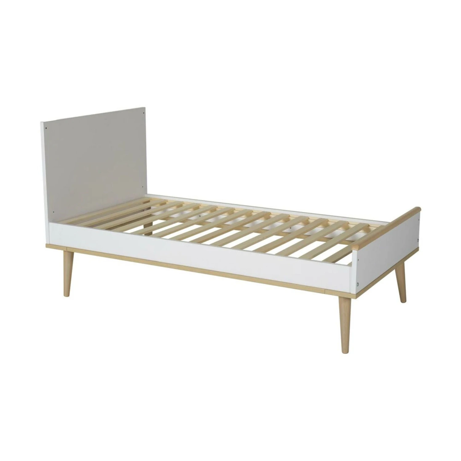 Chambre Duo Lit Bébé 70x140 Cm + Commode Avec Plan à Langer Flow White & Oak 7 Chambre Duo Lit Bébé 70x140 Cm + Commode Avec Plan à Langer Flow White & Oak – Image 5