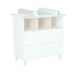 Chambre Duo Lit Bébé 70x140 Cm évolutif En Lit Enfant + Commode Avec Plan à Langer Loft White 11 Chambre Duo Lit Bébé 70x140 Cm évolutif En Lit Enfant + Commode Avec Plan à Langer Loft White -Magasin Général Pour Enfants chambre duo lit convertible 140 x 70 cm commode avec plan a langer loft white quax OC
