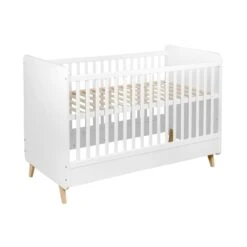 Chambre Duo Lit Bébé 70x140 Cm évolutif En Lit Enfant + Commode Avec Plan à Langer Loft White 12 Chambre Duo Lit Bébé 70x140 Cm évolutif En Lit Enfant + Commode Avec Plan à Langer Loft White -Magasin Général Pour Enfants chambre duo lit convertible 140 x 70 cm commode avec plan a langer loft white quax OD