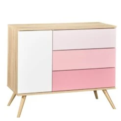 Chambre Duo Lit évolutif Bébé Little Big Bed 70x140 Cm + Commode Seventies Rose 11 Chambre Duo Lit évolutif Bébé Little Big Bed 70x140 Cm + Commode Seventies Rose -Magasin Général Pour Enfants chambre duo lit little big bed 140 x 70 commode seventies rose sauthon meubles OD
