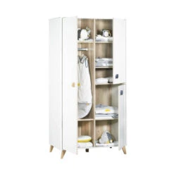 Chambre Duo Lit évolutif Bébé Combiné 60x120 Cm En 90x190 Cm + Armoire Oslo Goutte 17 Chambre Duo Lit évolutif Bébé Combiné 60x120 Cm En 90x190 Cm + Armoire Oslo Goutte -Magasin Général Pour Enfants chambre lit combine armoire oslo goutte sauthon meubles OG