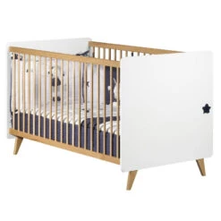 Chambre Trio évolutif Bébé Lit Little Big Bed 70x140 Cm + Armoire + Commode Oslo Etoile 14 Chambre Trio évolutif Bébé Lit Little Big Bed 70x140 Cm + Armoire + Commode Oslo Etoile -Magasin Général Pour Enfants chambre trio lit little big bed 140 x 70 commode armoire oslo etoile sauthon meubles OD