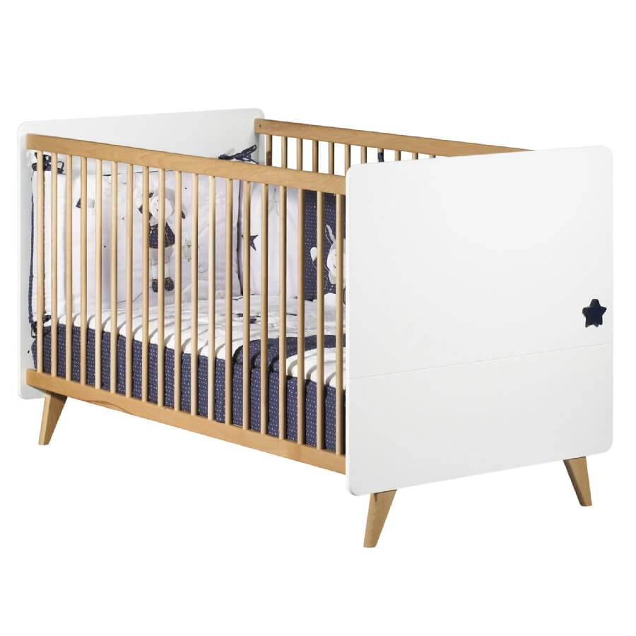 Chambre Trio évolutif Bébé Lit Little Big Bed 70x140 Cm + Armoire + Commode Oslo Etoile 6 Chambre Trio évolutif Bébé Lit Little Big Bed 70x140 Cm + Armoire + Commode Oslo Etoile – Image 4