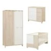 Chambre Trio Lit 70x140 Cm + Armoire + Commode Sacha Pin Blanchi 1 Chambre Trio Lit 70x140 Cm + Armoire + Commode Sacha Pin Blanchi -Magasin Général Pour Enfants chambre trio sacha pin blanchi lit 70x140 commode armoire galipette OA