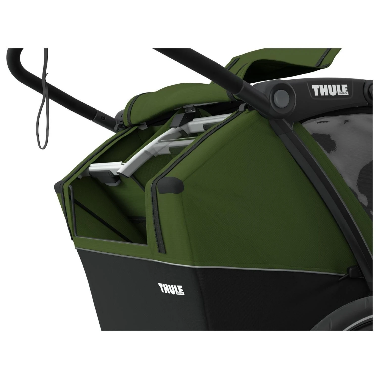 Thule Remorque De Vélo Chariot Cab 2 Cypress Green 6 Thule Remorque De Vélo Chariot Cab 2 Cypress Green – Image 4