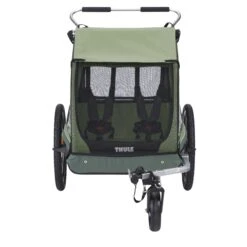 Thule Remorque De Vélo Coaster 2 XT Mallard Green -Magasin Général Pour Enfants coaster 2 xt bike trailerstroll basil mallard green thule OG