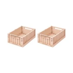 Liewood Lot De 2 Boîtes De Rangement Weston Taille M Rose