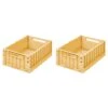 Liewood Lot De 2 Boîtes De Rangement Weston Taille M Jojoba -Magasin Général Pour Enfants cuddle care storage weston storage box m 2 pack lw146779429 jojoba one size liewood seasonal 2201 liewood OA