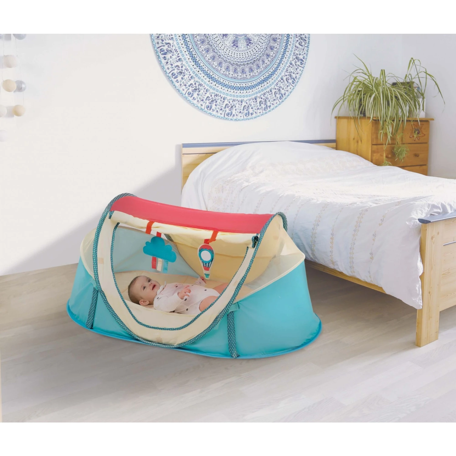 Lit Nomade Montgolfière Avec 2 Activités Suspendues 4 Lit Nomade Montgolfière Avec 2 Activités Suspendues – Image 2