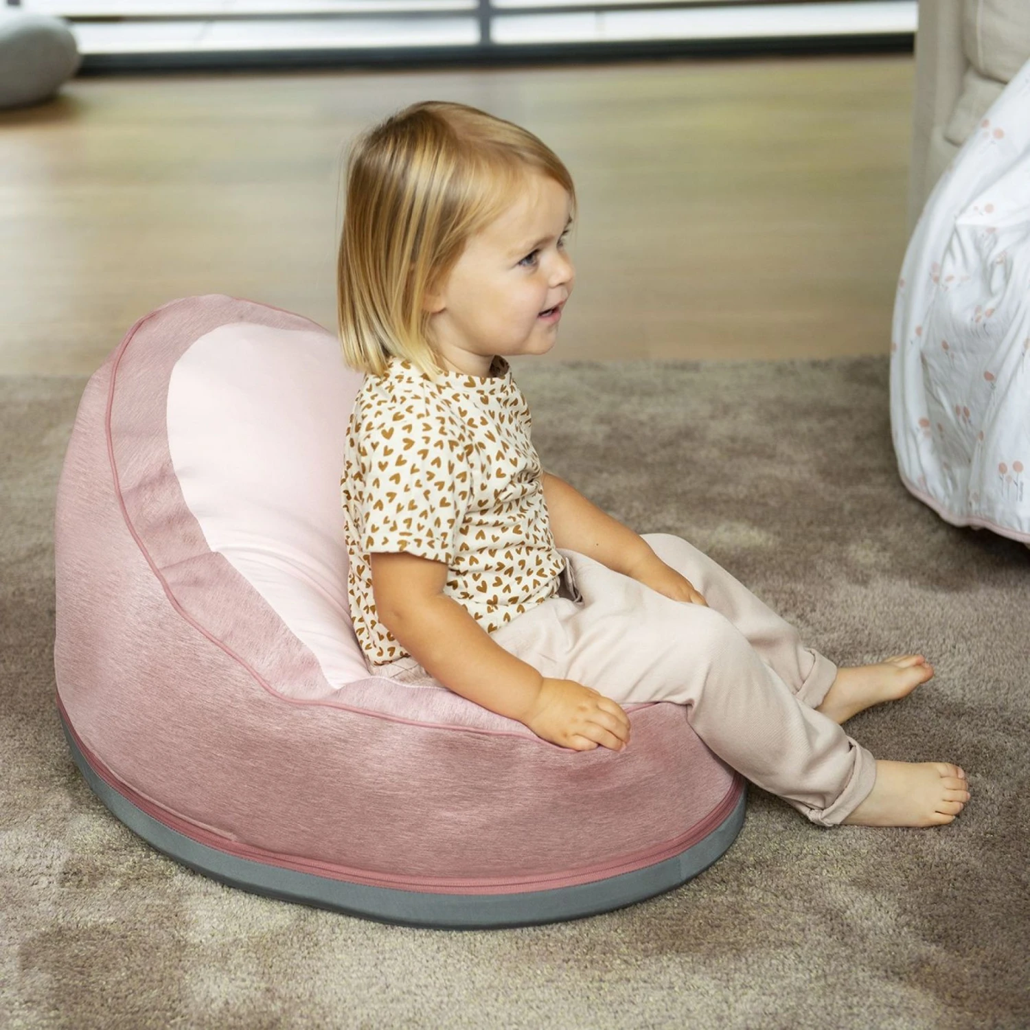 BabyMoov Transat Doomoo Seat'n Swing Pink 4 BabyMoov Transat Doomoo Seat'n Swing Pink – Image 2