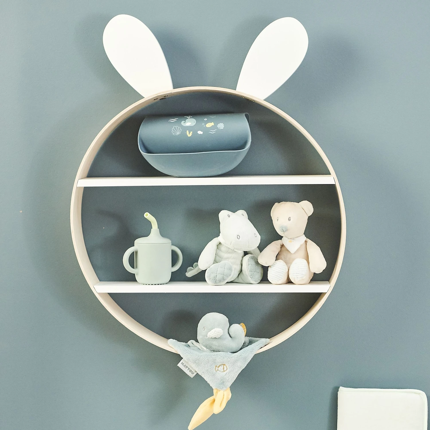 NATTOU Doudou Plat Sally Baleine 5 NATTOU Doudou Plat Sally Baleine – Image 3