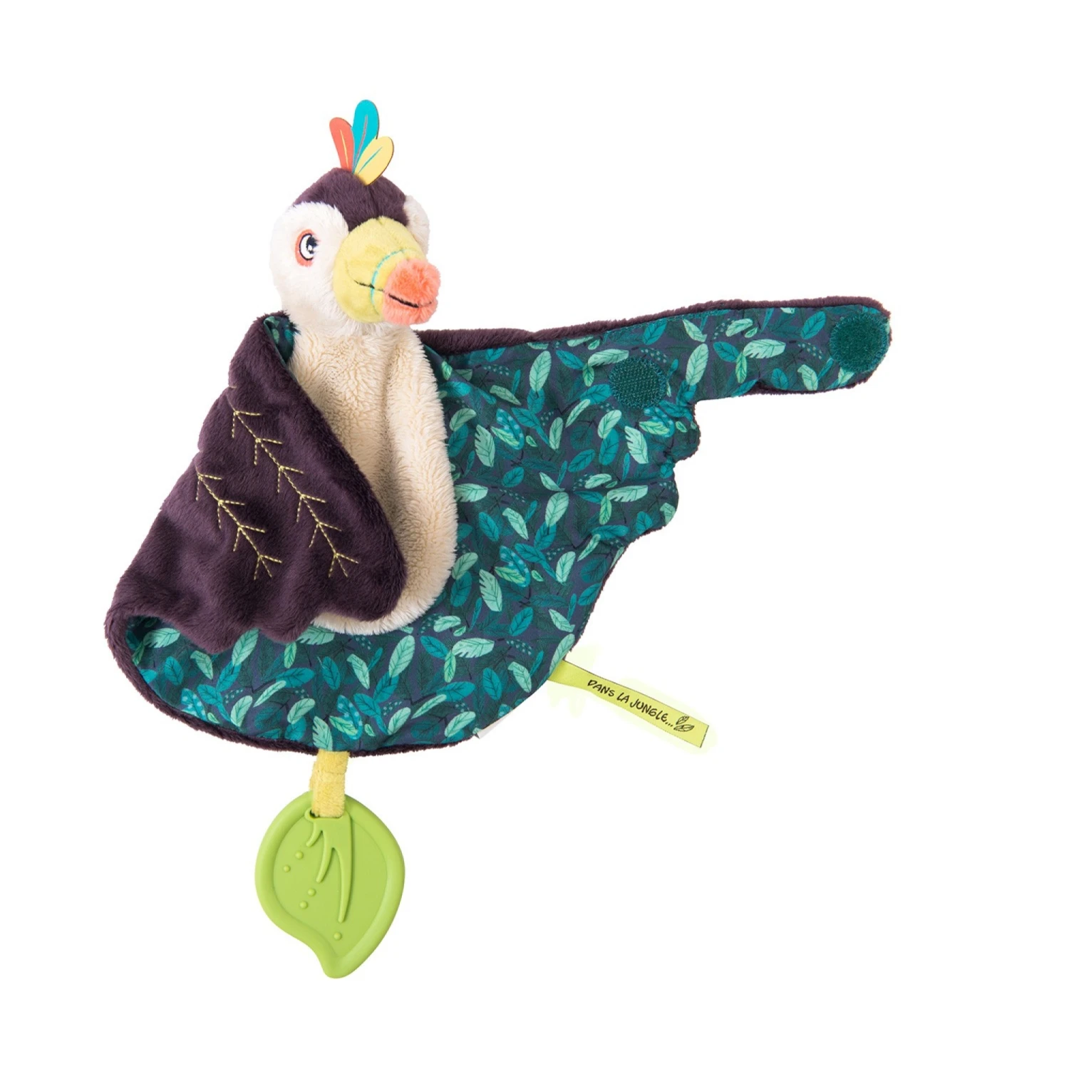 Moulin Roty Doudou Attache Sucette Toucan Pakou Dans La Jungle 5 Moulin Roty Doudou Attache Sucette Toucan Pakou Dans La Jungle – Image 3