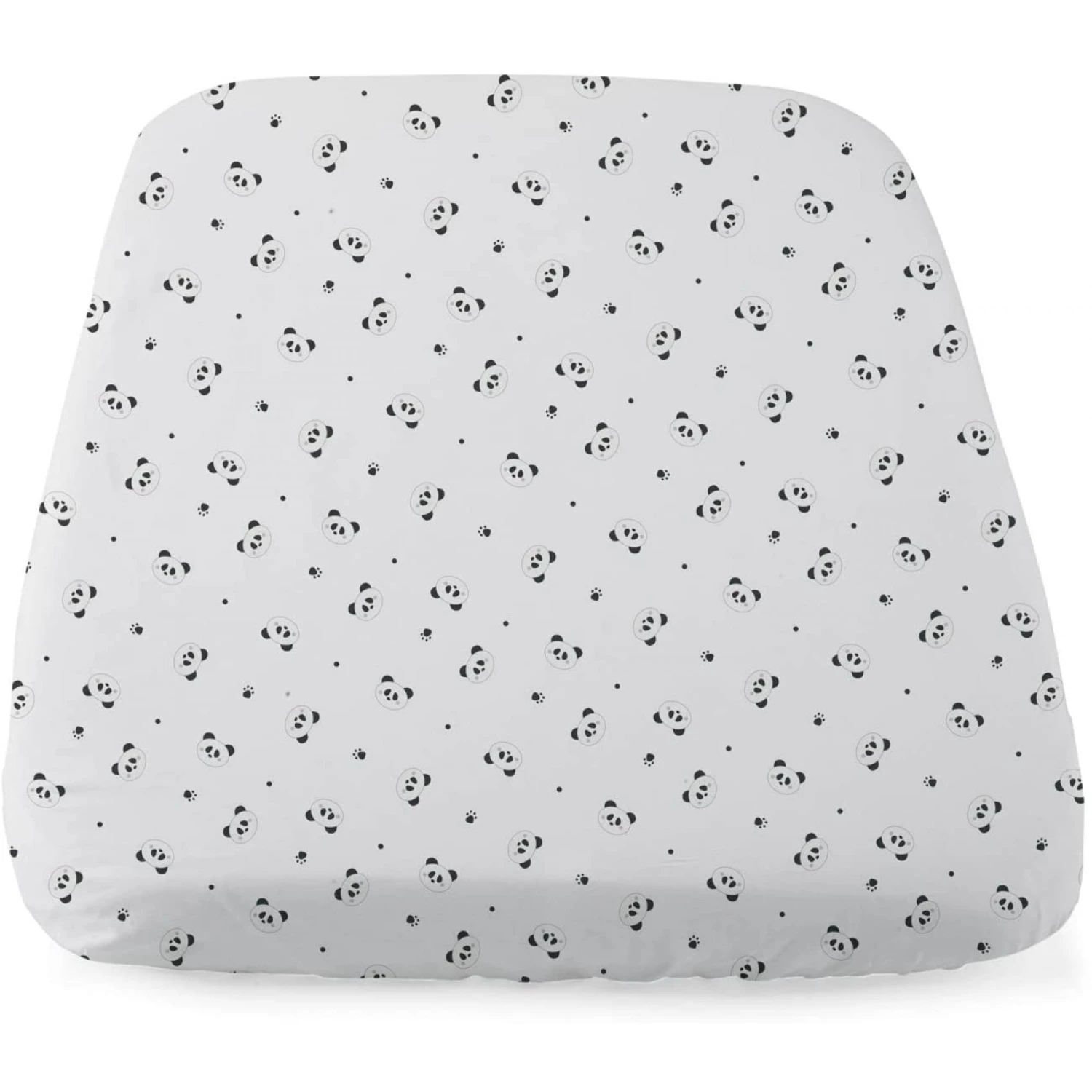 CHICCO Lot De 2 Draps Housses Next2Me Panda 4 CHICCO Lot De 2 Draps Housses Next2Me Panda – Image 2