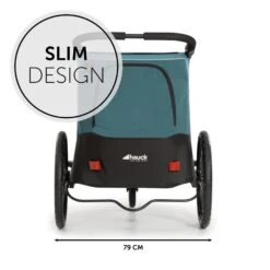 HAUCK Remorque De Vélo Dryk Duo Petrol -Magasin Général Pour Enfants dryk duo petrol hauck OE