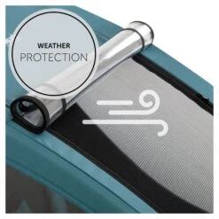 HAUCK Remorque De Vélo Dryk Duo Petrol -Magasin Général Pour Enfants dryk duo petrol hauck OK