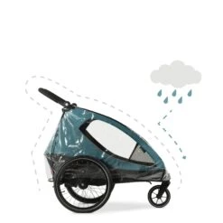 HAUCK Habillage Pluie Remorque De Vélo Dryk Duo 9 HAUCK Habillage Pluie Remorque De Vélo Dryk Duo -Magasin Général Pour Enfants dryk duo raincover hauck OC