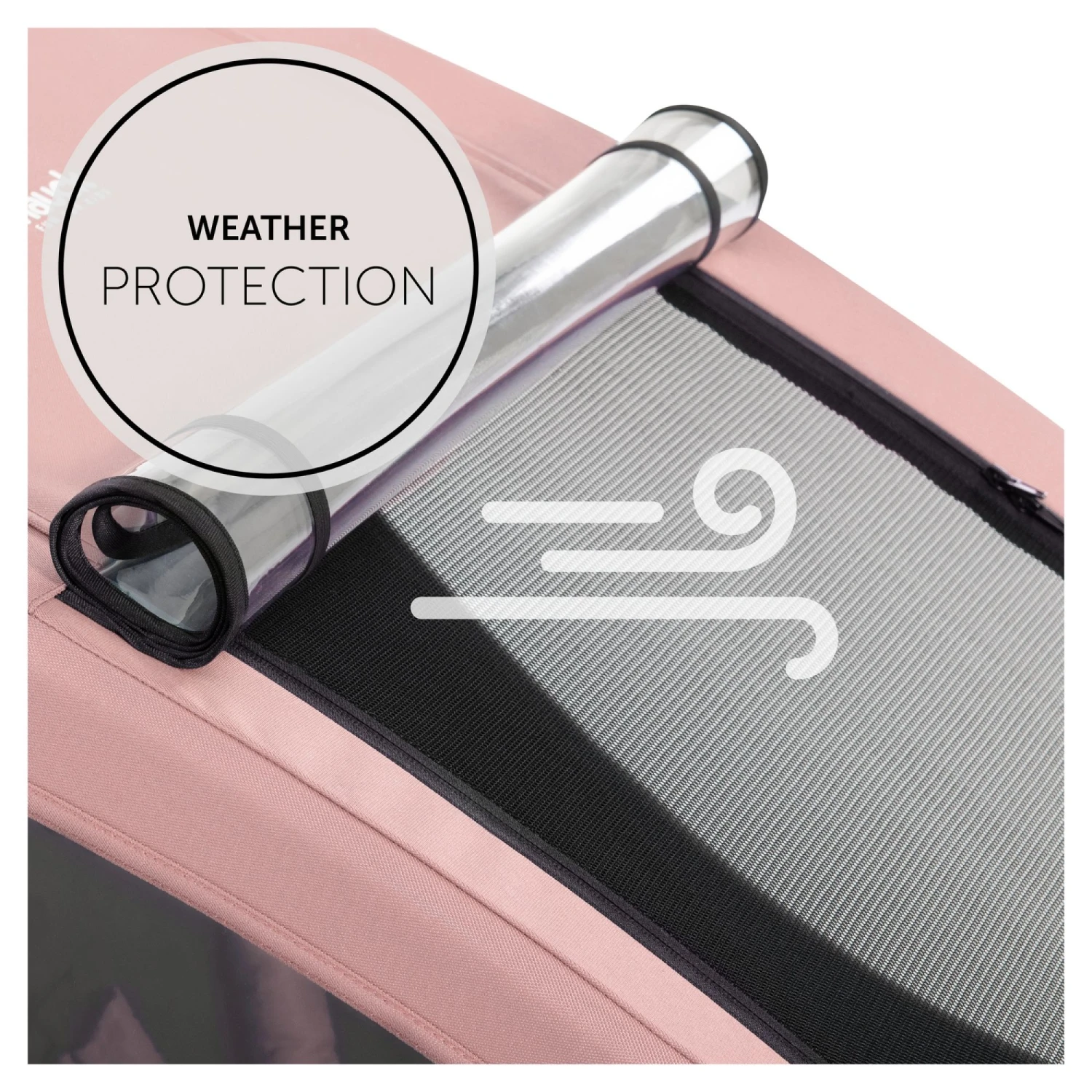 HAUCK Remorque De Vélo Dryk Duo Rose 13 HAUCK Remorque De Vélo Dryk Duo Rose – Image 11