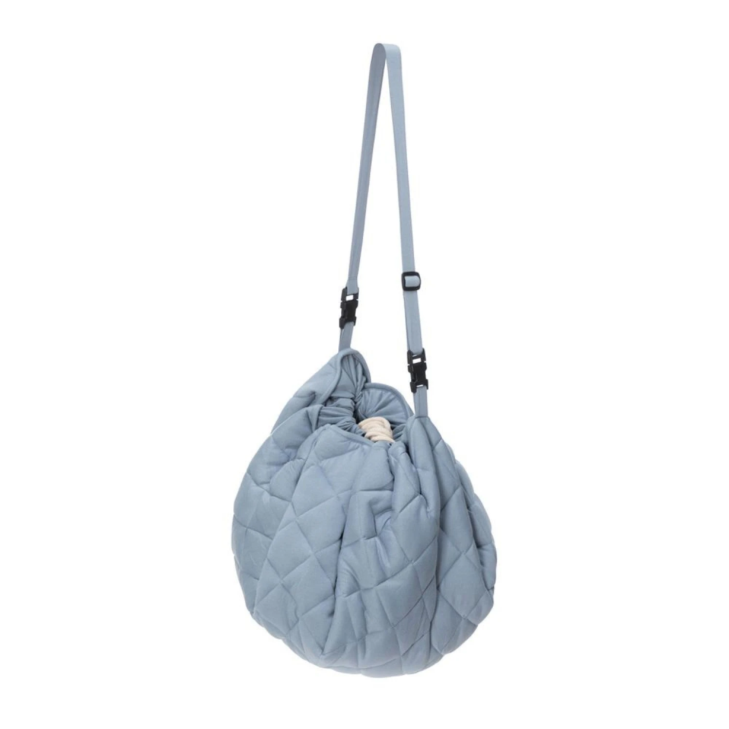 Play&Go Sac à Jouets / Tapis D'éveil 2 En 1 En Coton Bio Dusty Blue 4 Play&Go Sac à Jouets / Tapis D'éveil 2 En 1 En Coton Bio Dusty Blue – Image 2