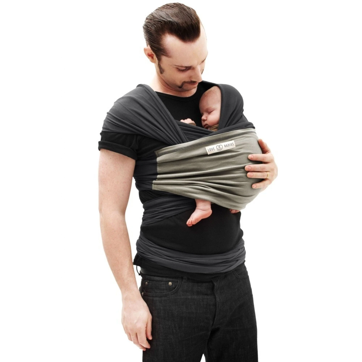 Écharpe De Portage L'originale Anthracite Poche Olive 4 Écharpe De Portage L'originale Anthracite Poche Olive – Image 2