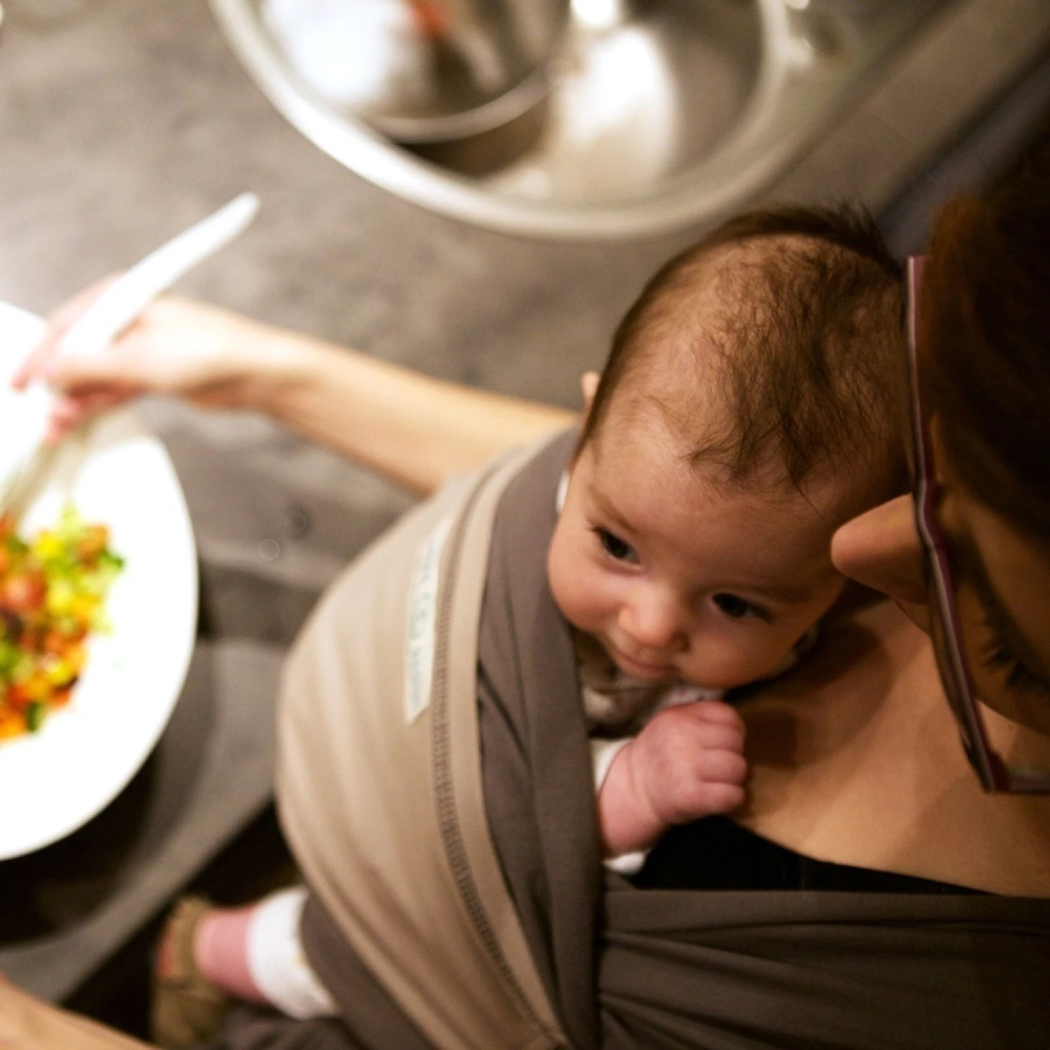 Écharpe De Portage L'originale Anthracite Poche Olive 13 Écharpe De Portage L'originale Anthracite Poche Olive – Image 11