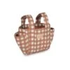 Organisateur De Poussette Terracotta Checks 2 Organisateur De Poussette Terracotta Checks -Magasin Général Pour Enfants hyde park stroller organizer 42x22x12 terracotta checks nobodinoz OA