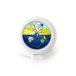 PABOBO Indicateur De Réveil Globetrotter Blanc -Magasin Général Pour Enfants indicateur de reveil globe trotter blanc kid sleep OB