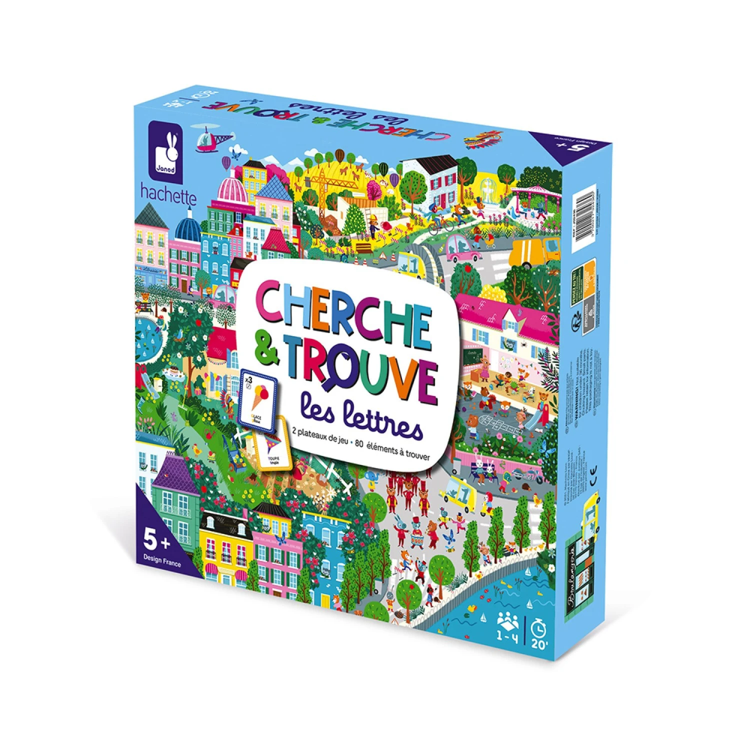 Janod Jeu D'observation Cherche Et Trouve Les Lettres 4 Janod Jeu D'observation Cherche Et Trouve Les Lettres – Image 2