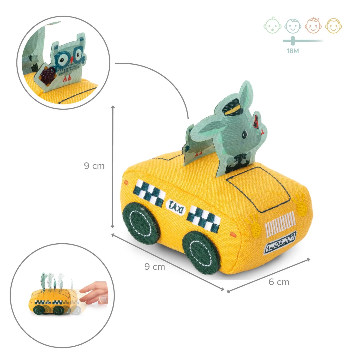 Lilliputiens Voiture à Friction Joe 4 Lilliputiens Voiture à Friction Joe – Image 2
