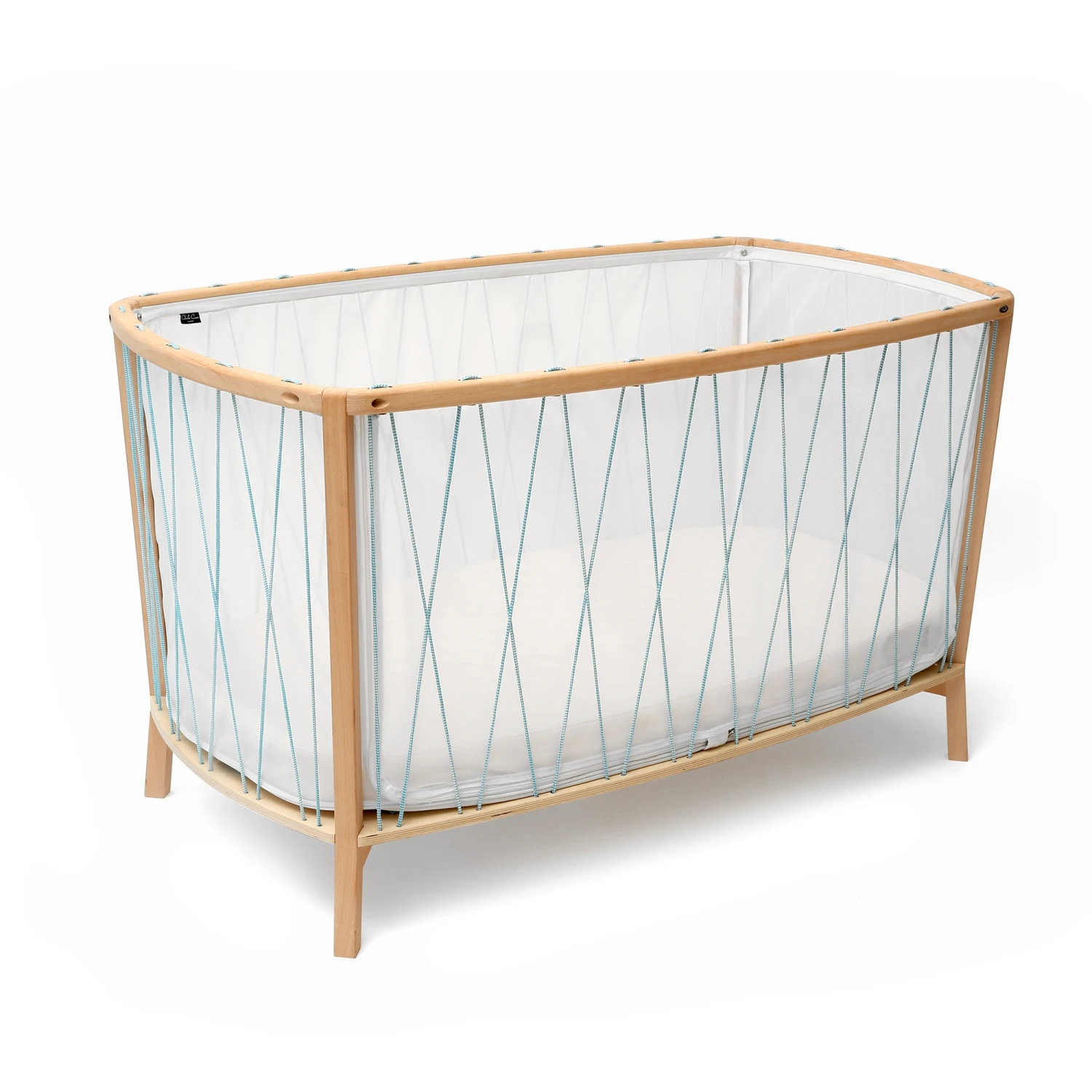 Lit Bébé évolutif Kimi Aqua + Matelas 3 Lit Bébé évolutif Kimi Aqua + Matelas