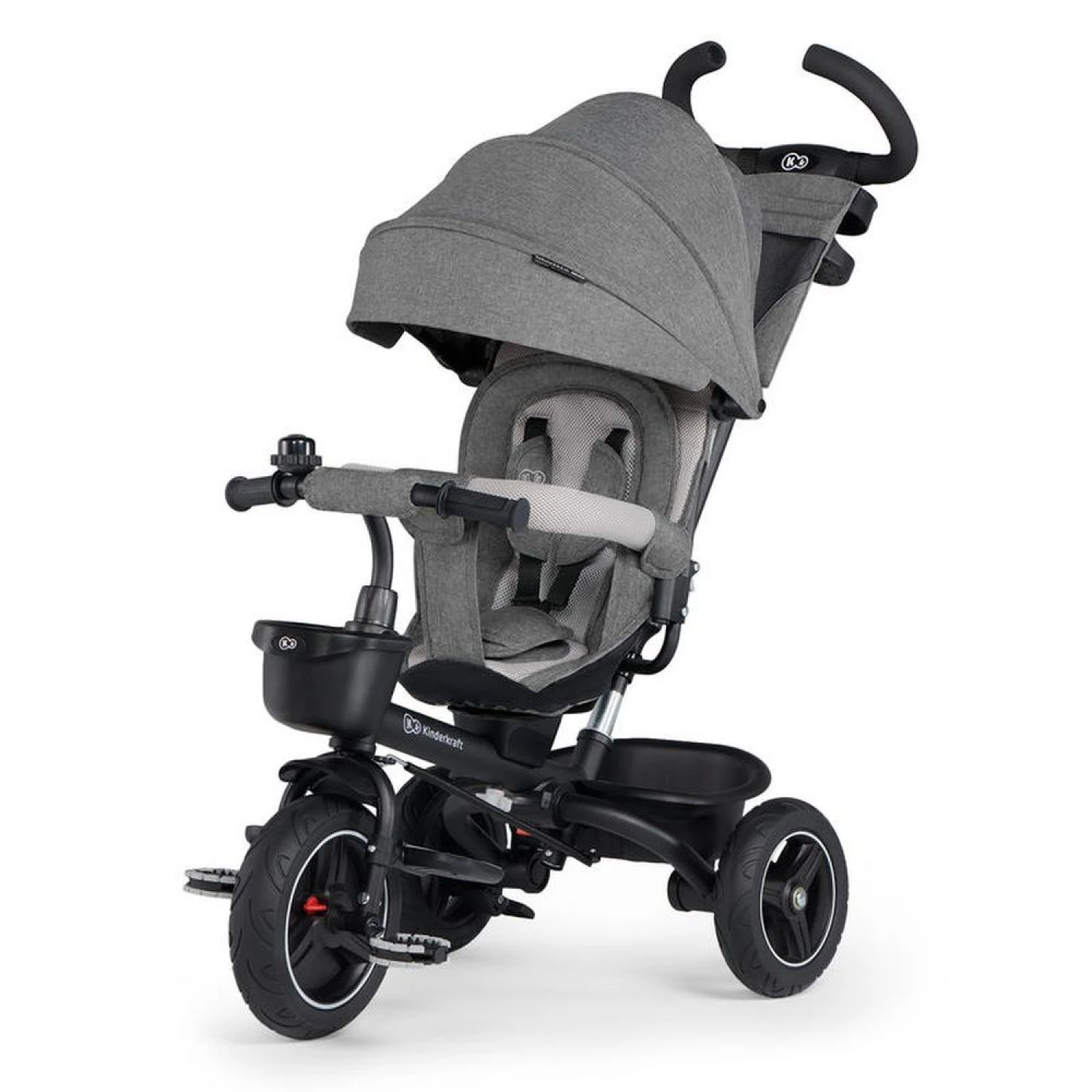 Kinderkraft Tricycle Spinstep 5 En 1 - Platinium Grey 3 Kinderkraft Tricycle Spinstep 5 En 1 - Platinium Grey