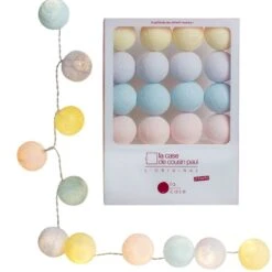 Guirlande La Petite Case 16 Boules Celeste